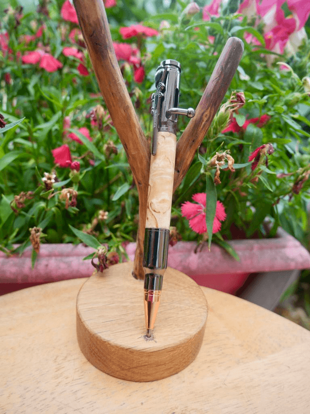 Stylo chasse Bouleau madré 