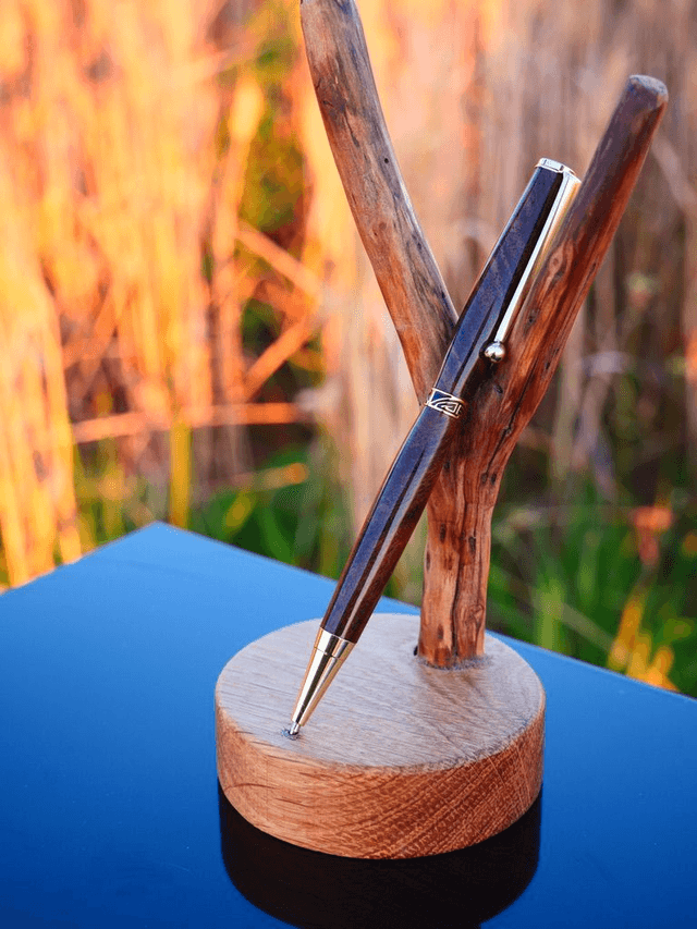 Stylo art deco OR Noyer Turc
