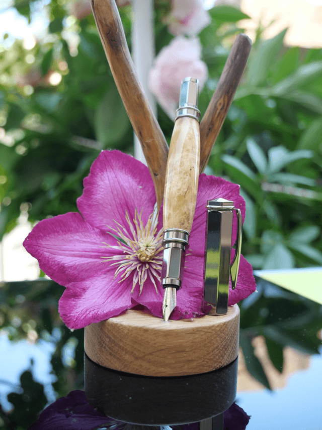 Stylo plume magnétique loupe d'Erable