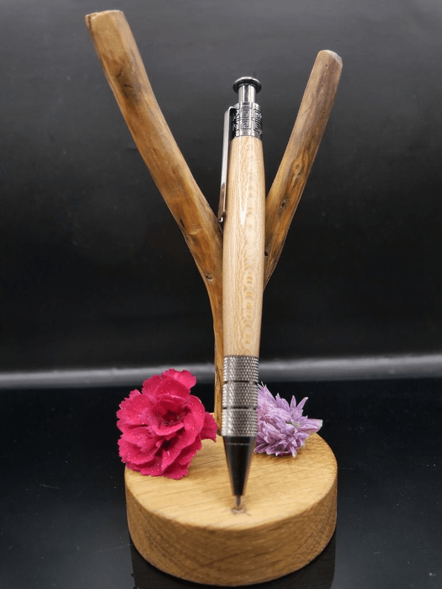 Stylo Ribbed clic Platane