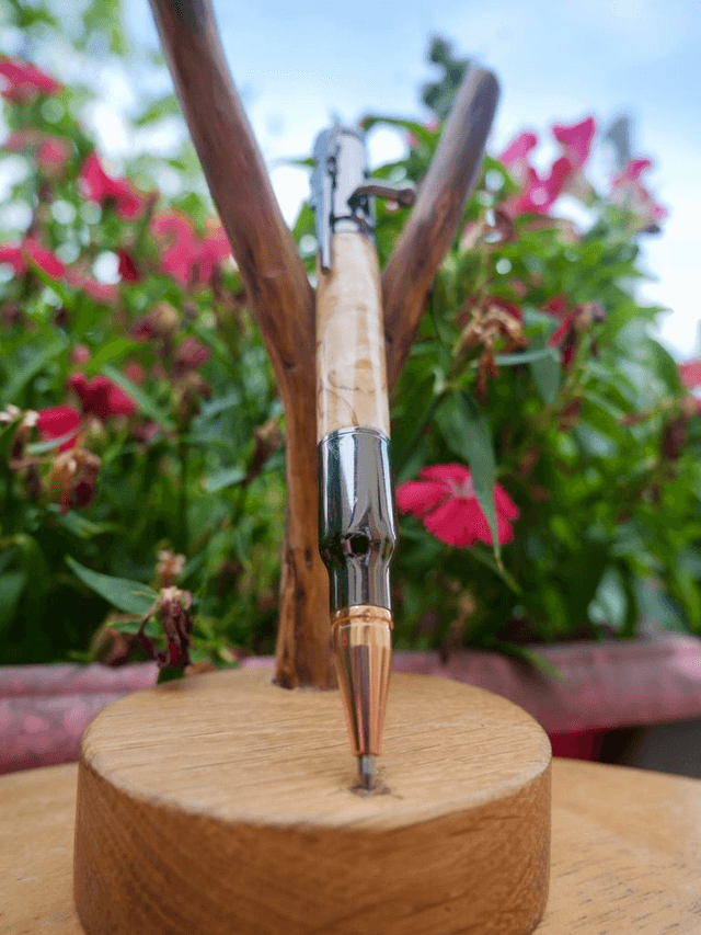Stylo chasse Bouleau madré 