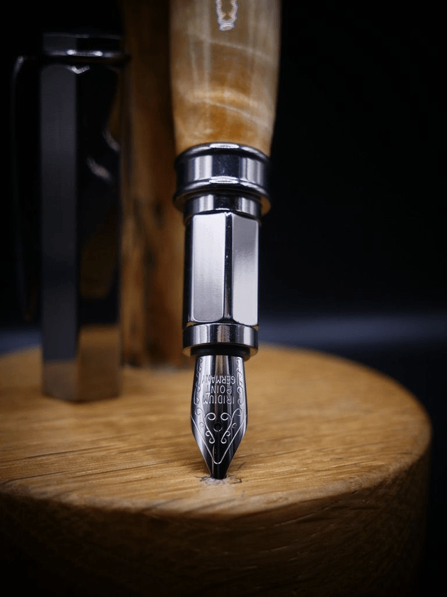 Stylo plume magnetic Bouleau madré
