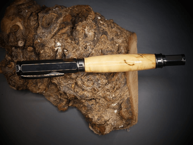 Stylo plume magnetic Bouleau madré