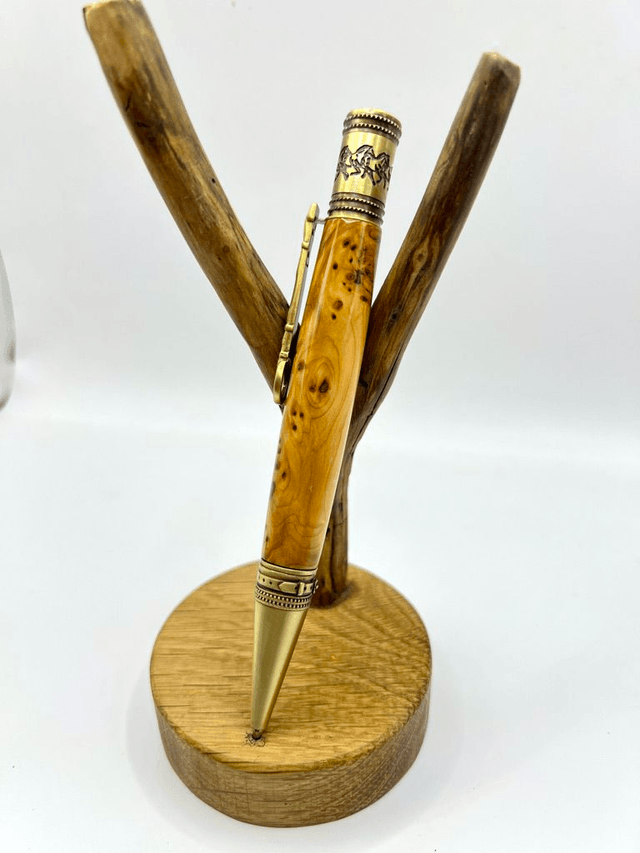 Stylo equestre loupe d'If 